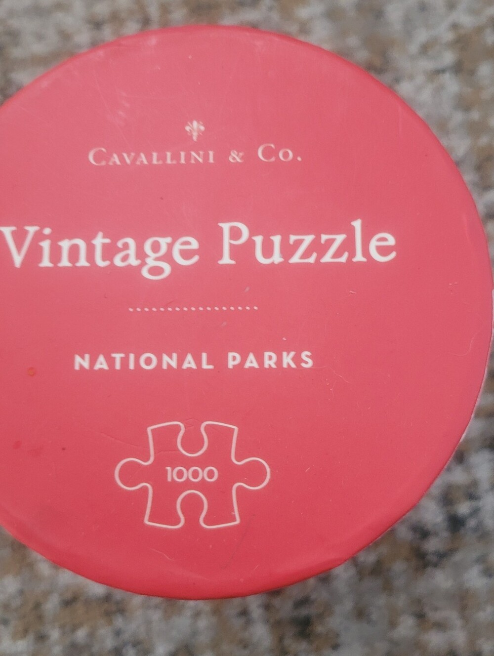 CAVALLINI AND CO.Vintage Puzzle - Red (National Parks) 1000PC